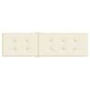 vidaXL Deck Chair Cushion Cream (75+105)x50x4 cm
