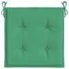 vidaXL Garden Chair Cushions 4 pcs Green 40x40x4 cm Oxford Fabric