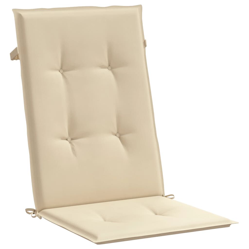 vidaXL Reclining Garden Chairs with Cushions 4 pcs Solid Wood Teak