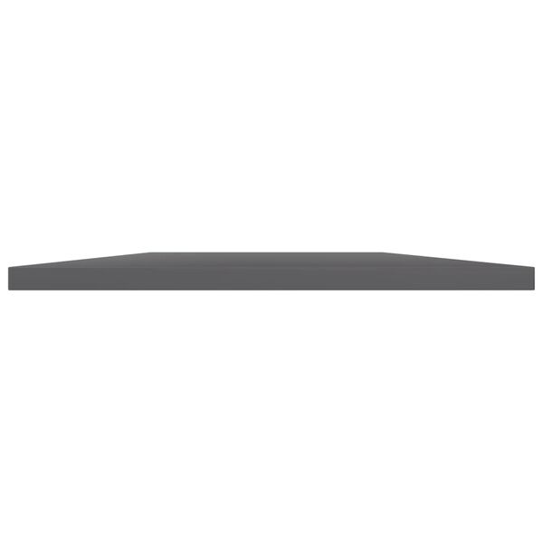 vidaXL Bookshelf Boards 8 pcs High Gloss Grey 100x30x1.5 cm Engineered Wood