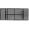 vidaXL Garden Dining Set with Cushion 7 pcs Black Poly Rattan