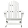 vidaXL Garden Rocking Chair Wood White