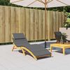 vidaXL Sun Lounger Cushion Anthracite 186x58x4cm Oxford Fabric