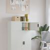 vidaXL File Cabinet Light Grey 90x40x40 cm Steel