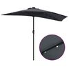vidaXL Garden Parasol Anthracite 294 x 150 x 224 cm Fabric