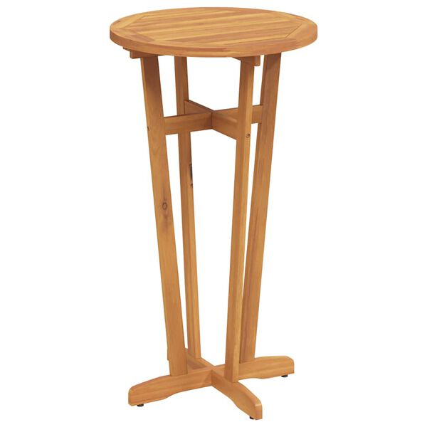 vidaXL Garden Bar Table Ø60x105 cm Solid Wood Acacia