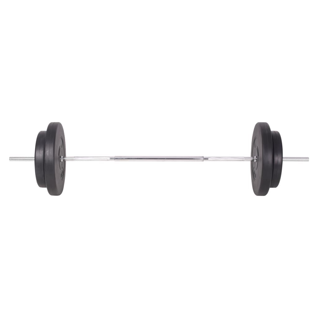 vidaXL Barbell and Dumbbell Set 90 kg