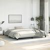 vidaXL Bed Frame without Mattress Light Grey 193x203 cm King Velvet