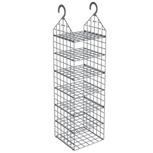 vidaXL Hanging Closet Organiser with 7 Shelves