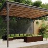 vidaXL 12 Piece Garden Lounge Set with Cushions Poly Rattan Brown