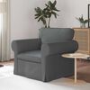 vidaXL Sofa Dark Grey 95 x 82 x 80 cm Fabric