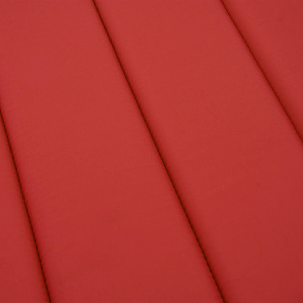 vidaXL Sun Lounger Cushion Red 180x60x4 cm Oxford Fabric
