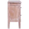 vidaXL Sideboard with 2 Drawers 90x30x60 cm Solid Mahogany Wood