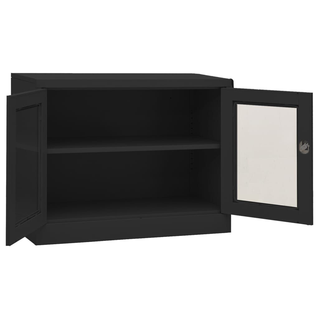 vidaXL Office Cabinet Anthracite 90x40x70 cm Steel