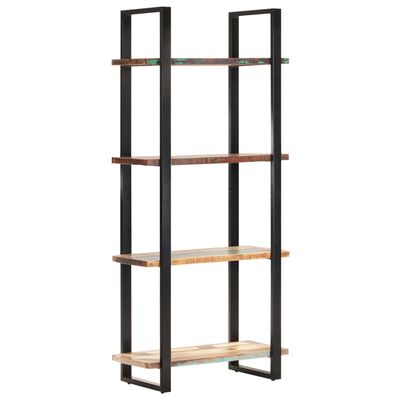 vidaXL 4-Tier Bookcase 80x40x180 cm Solid Reclaimed Wood