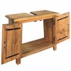 vidaXL Bathroom Vanity Cabinet Solid Pinewood 70x32x63 cm