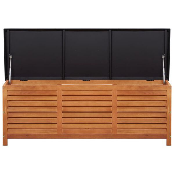 vidaXL Garden Storage Box 150x50x55 cm Solid Eucalyptus Wood