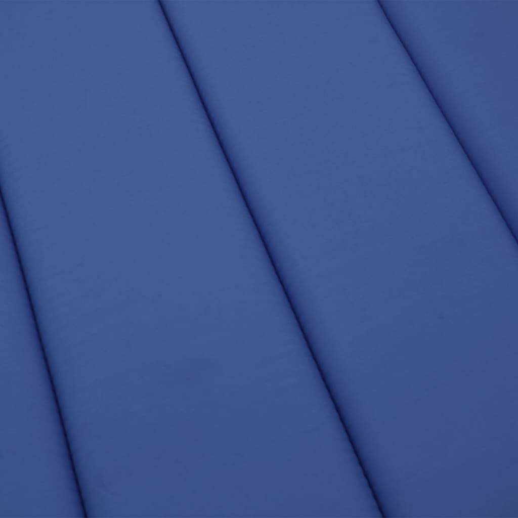 vidaXL Sun Lounger Cushion Royal Blue 200x50x3cm Oxford Fabric
