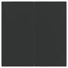 vidaXL 3 Piece Garden Dining Set with Cushions Black Poly Rattan