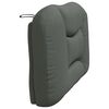 vidaXL Headboard Cushion "Hvar" Dark Grey 100 cm Fabric