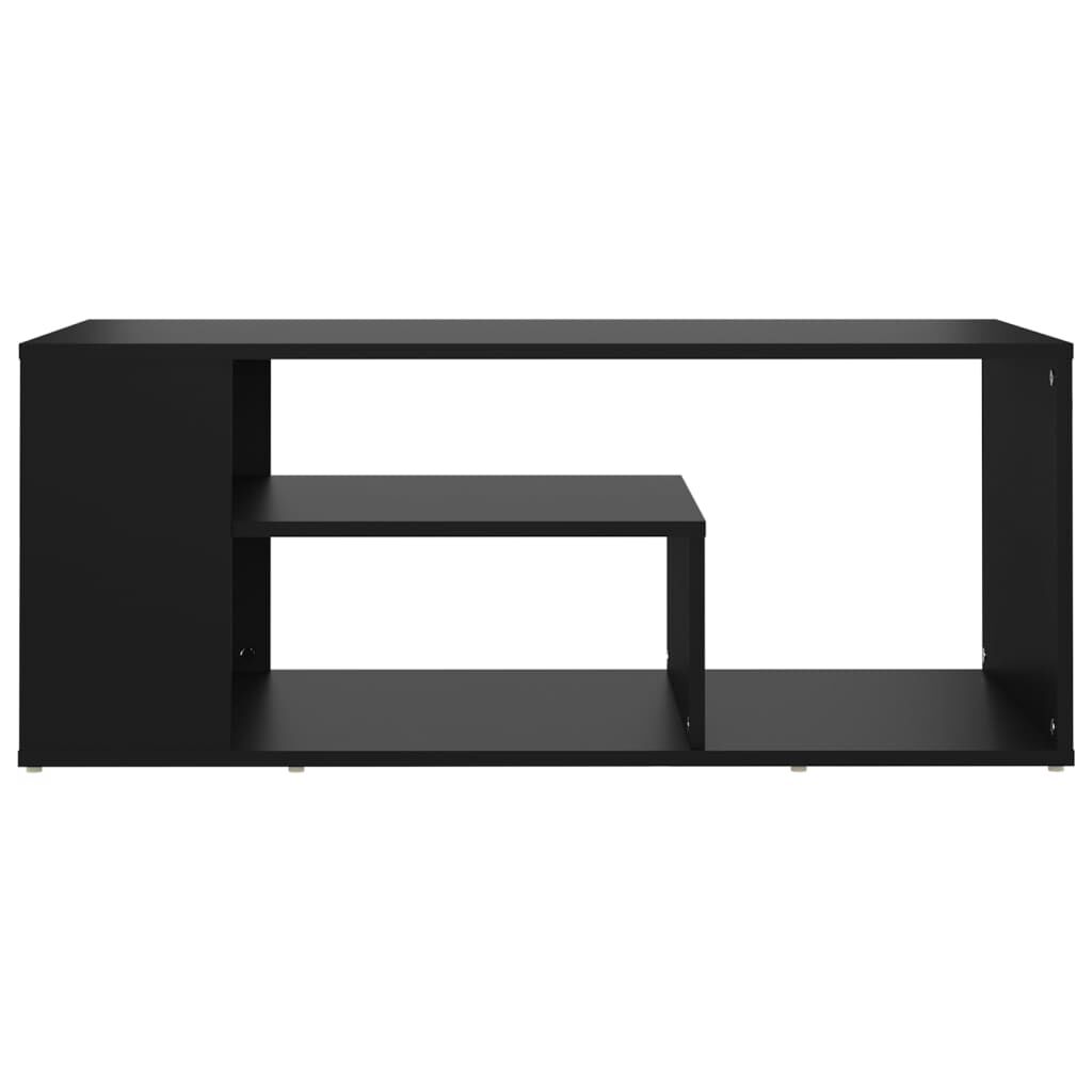 vidaXL Coffee Table Black 100x50x40 cm Engineered Wood