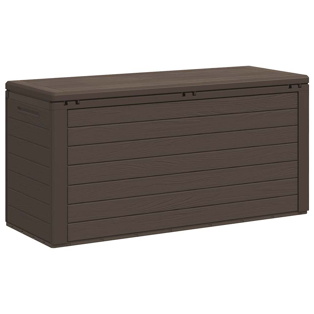 vidaXL Garden Storage Box Brown 116x44x55 cm