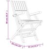 vidaXL 5 Piece Garden Dining Set Solid Wood Teak