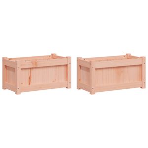 vidaXL Garden Planters 2 pcs Solid Wood Douglas