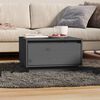 vidaXL Coffee Table Grey 55x56x32 cm Solid Wood Pine