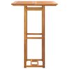 vidaXL 5 Piece Outdoor Bar Set Solid Wood Acacia