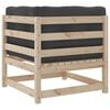 vidaXL 8 Piece Garden Sofa Set with Cushions Solid Wood Pine