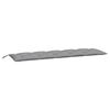 vidaXL Garden Bench Cushions 2pcs Grey 180x50x7cm Oxford Fabric