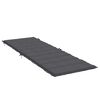 vidaXL Sun Lounger Cushion Melange Anthracite 186x58x4 cm Fabric