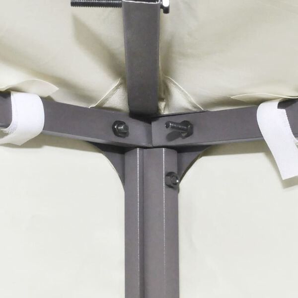 vidaXL 2-Tier Gazebo Top Cover 310 g/m² 4x3 m White