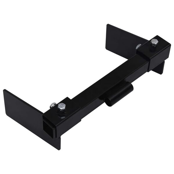 vidaXL Snow Plow Adapter for Lawn Mower Black