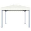 vidaXL Gazebo 300x300 cm Cream Aluminium