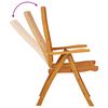 vidaXL Folding Garden Chairs 2 pcs Solid Wood Eucalyptus