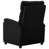 vidaXL Electric Massage Chair Black Faux Leather