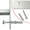 Adjustable Security Grille for Windows with 4 Crossbars 500-650 mm