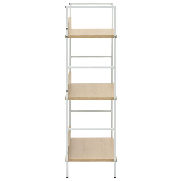 vidaXL 3-Layer Book Shelf Oak 60x27.6x90.5 cm Engineered Wood