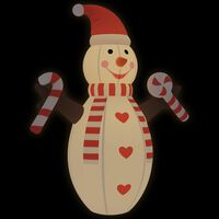 vidaXL Christmas Inflatable Snowman with LEDs 630 cm