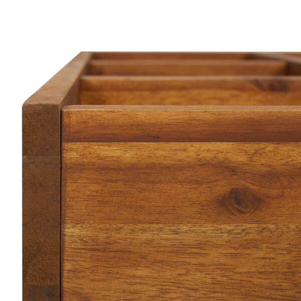 vidaXL Herb Garden Raised Bed Solid Wood Acacia 60x60x15 cm