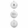 vidaXL Christmas Bauble Set Other 3 pcs Silver Ø 25 cm XXL