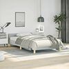 vidaXL Bed Frame without Mattress Light Grey Twin XL Fabric