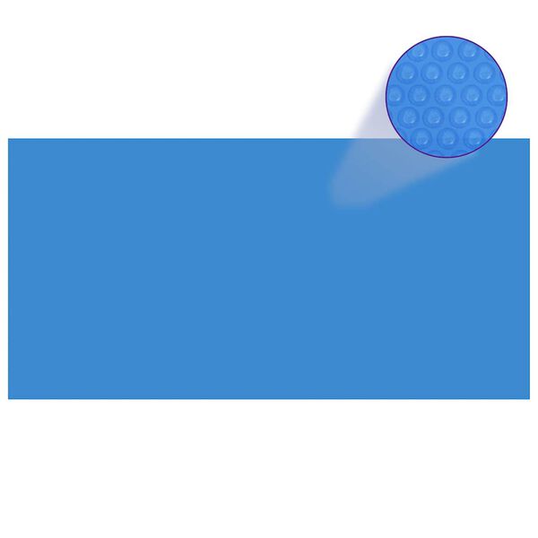 vidaXL Pool Cover Blue 400x200 cm PE
