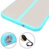 vidaXL Inflatable Gymnastics Mat with Pump 700x100x10 cm PVC Green