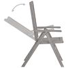 vidaXL Garden Reclining Chairs 2 pcs with Cushions Solid Wood Acacia