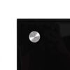 vidaXL Kitchen Backsplash Black 90 x 40 cm Tempered Glass