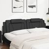 vidaXL Headboard Cushion "Viana" Black 193 cm Faux Leather
