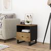 vidaXL Bedside Cabinet Solid Wood Mango&Engineered Wood